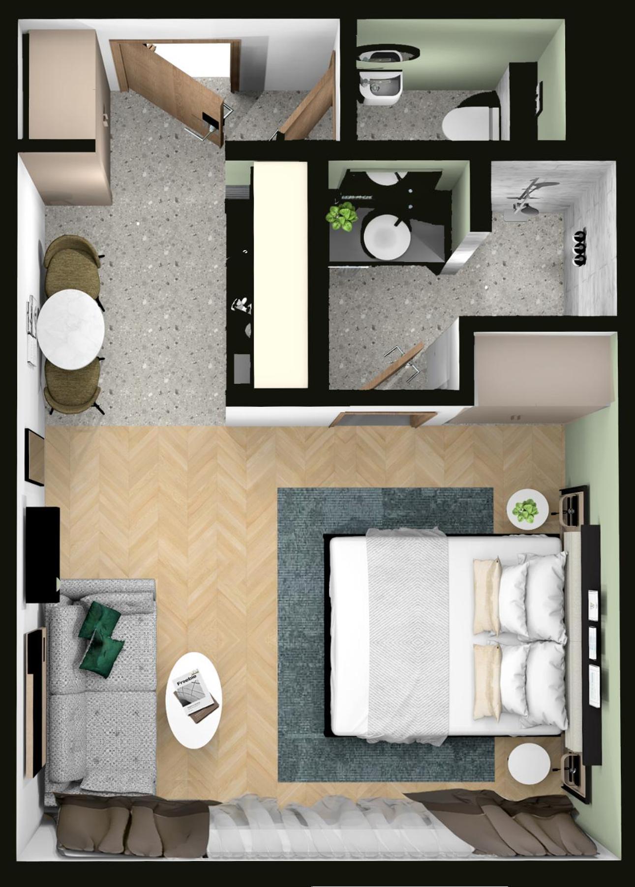 Apartmán Master Altona Hamburk Pokoj fotografie